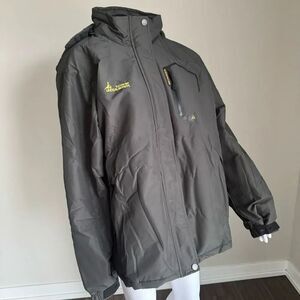 MOERDENG Waterproof Ski Jacket Warm Winter Snow Mountain Windbreaker Jacket